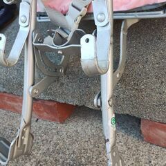自転車の子ども用補助席の画像