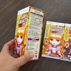 自宅ブリーチ髪染めの画像