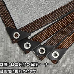 新品　 ポリエチレン製　遮光ネット2x4m 日除けシェード 屋外 農業 園芸用 の画像