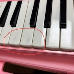 鍵盤ハーモニカ　ピンク　メロディオン　SUZUKIMELODION
の画像
