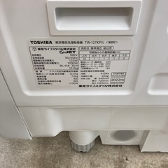👕ZABOON ザブーン👕2022年製👕TOSHIBA 東芝👕12kg/7kg ドラム式洗濯乾燥機👕TW-127XP1L👕美品👕6446の画像