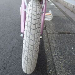 ★天童市　幼児用　14インチ　補助輪付き　★自転車組み立て整備士が整備の画像