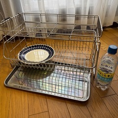 水切りラック（2段）の画像