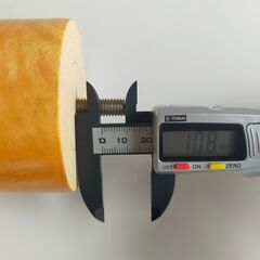 ソファ 木製脚 高さ14cm×直径7cm M8ネジ ナチュラルの画像