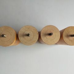 ソファ 木製脚 高さ14cm×直径7cm M8ネジ ナチュラルの画像