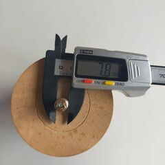 ソファ 木製脚 高さ14cm×直径7cm M8ネジ ナチュラルの画像
