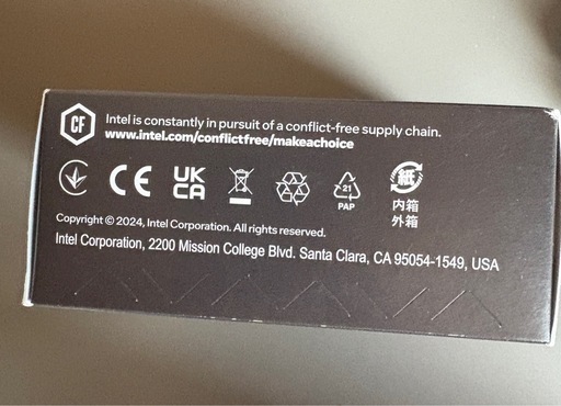 INTEL Core Ultra7 265KF プロセッサー BX80768265KF/AZ (30M Cache, 3.90GHz) LGA1851