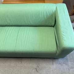 大特価‼️2~3人掛けソファ IKEA クリッパン グリーンの画像