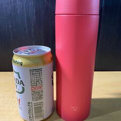 T45/象印ステンレス スクリューマグSU-AA48-RM 480ml　ステンレス携帯ボトルの画像