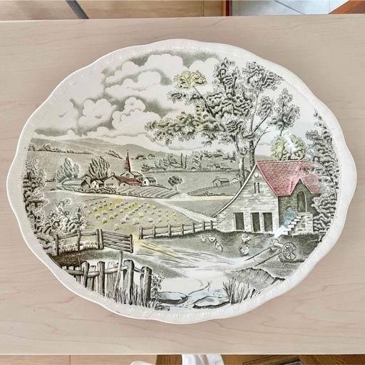 プレート Alfred Meakin  Pastures