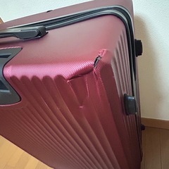 【傷あり特価】スーツケース大容量 超軽量 長期旅行 TSAロック ワインレッドLの画像