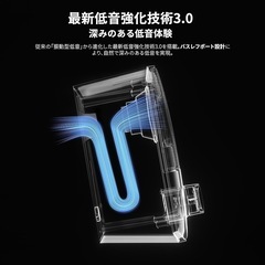 新品！！傾斜式スピーカーPCスピーカー バスレフ低音強化 ゲーミングスピーカーの画像