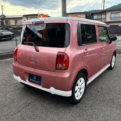 【総額コミコミ】広島発プライムゲート24年アルトラパン　Xホワイトツートンルーフ　車検令和９年３月まで　社外ナビ　フルセグテレビ　ホワイトエアロキット　ホワイトグリル　ホワイト純正１４インチアルミホイール　ブラウン内装　スマートキーシステム　内外装美車　状態良好⭕️　タイミングチェーンの画像