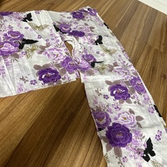 (お取り置き中)＊浴衣と帯のセットの画像