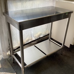 タニコー  調理台 作業台 W90cm 管1250713AK (...