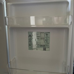 2019年製 パナソニック製のノンフロン冷凍冷蔵庫「NR-B14BW-W形」の画像