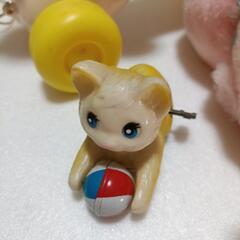 当時物昭和レトロ、扇風機、ゼンマイヒヨコ、犬っころの画像