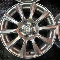 Weds JOKER ウェッズ ジョーカー 社外ホイール 16インチ 4本 6.5J5HPCD114.3+53 ヴォクシー ノア ステップワゴン等　(VHT098) の画像