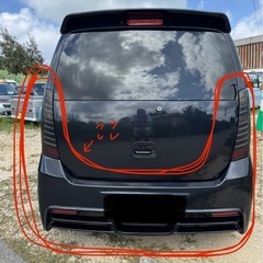 車両販売ではありません❗️MH23 ワゴンR用 社外バンパー ヘッドライト テールライト 純正と交換希望です❗️の画像