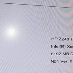 HP ワークステーション Z240 Tower WorkStationの画像