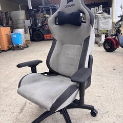 🎮 極上の座り心地！CORSAIR ゲーミングチェア T3 RUSH（グレー／チャコール）  🚚【配達可能 / 美品 / お買い得価格！】の画像