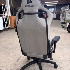 🎮 極上の座り心地！CORSAIR ゲーミングチェア T3 RUSH（グレー／チャコール）  🚚【配達可能 / 美品 / お買い得価格！】の画像