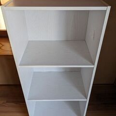 カラーボックス（白）３つの画像