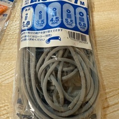 網戸ゴム（2.8mm×7m）と専用ワンタッチローラーのセットの画像