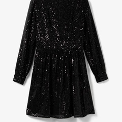 MICHAEL MICHAEL KORS ブラックパーティードレス XXSの画像