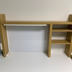 IKEA MICKE  学習デェスク　棚　美品になります。の画像
