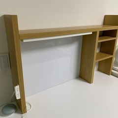 IKEA MICKE  学習デェスク　棚　美品になります。の画像