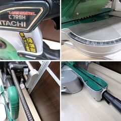 日立工機 190mm 卓上スライド丸のこ C7RSH コード式 集じん袋付属 中古 現状品 回転動作確認済み 電動工具 マルノコ HITACHI 苫小牧西店の画像