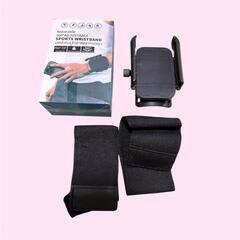 ランニング スマホ アームバンド携帯リストバンド 手首用スマホスタンドの画像