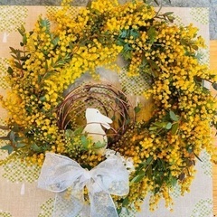 ドライフラワーで花遊びの画像