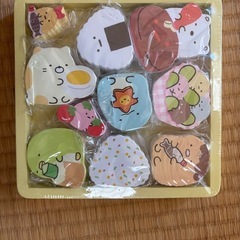 未使用品 すみっコぐらし すみっコ弁当 木製弁当箱積み木セット つみき おもちゃの画像