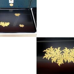 輪島塗 お盆 2個セット 伝統工芸品 国産漆器 石川県 輪島市 廣谷保夫製 能登 未使用長期保管品 角盆 苫小牧西店の画像