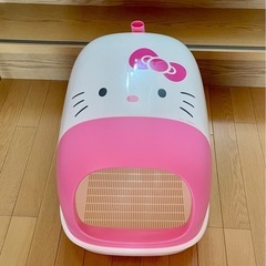 ねこ ニャンとも清潔トイレ用 キティちゃん 2個セット 中古品の画像
