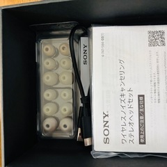 値下げ❗️SONY ワイヤレスイヤホン WF-1000XM3の画像