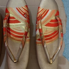 和装草履バックセット中古の画像