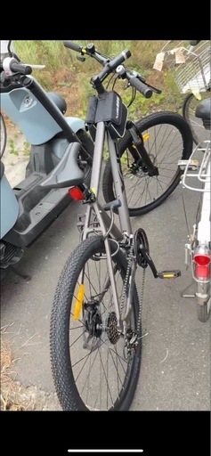 マウンテンバイク26インチ（グレー・ブラック）