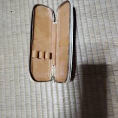 スヌーピー革製ペンケースの画像