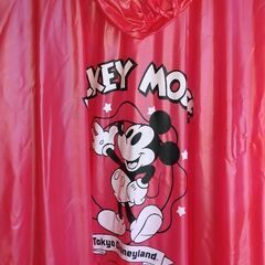 東京ディズニーランド　ミッキーのレインポンチョ