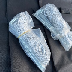 新品アウトドアテント用バッグ、オモリバッグ、ロープ、ペグの画像