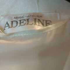 ADELINEサテンワンピースの画像