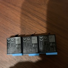 GoPro8用バッテリー3個と充電器セットの画像