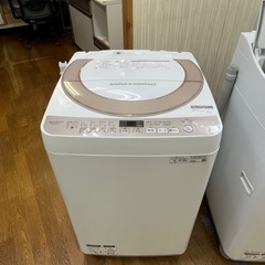 少し訳ありのため激安販売!! 大きめ7.0kg洗い!! SHARP 2019年 ES-KS70U 全自動電気洗濯機の画像