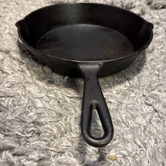 使用1回　スキレット　キャンプ　直径20cmの画像