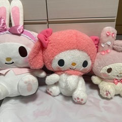 【未使用品】マイメロディ　ぬいぐるみ　3店セットの画像