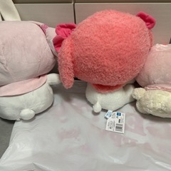 【未使用品】マイメロディ　ぬいぐるみ　3店セットの画像
