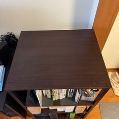 プリンター台 4段 A3 大型  キャスター付き  レーザープリンタ インクジェットプリンタ対応 高さ100cm 幅60cm EEX-PTS01DBRの画像